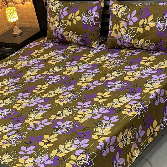 CRYSTAL COTTON BEDSHEET SET - 3 PCS (PREMIUM)