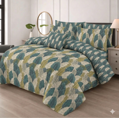 CXING KING COMFORTER SET- 7 PCS