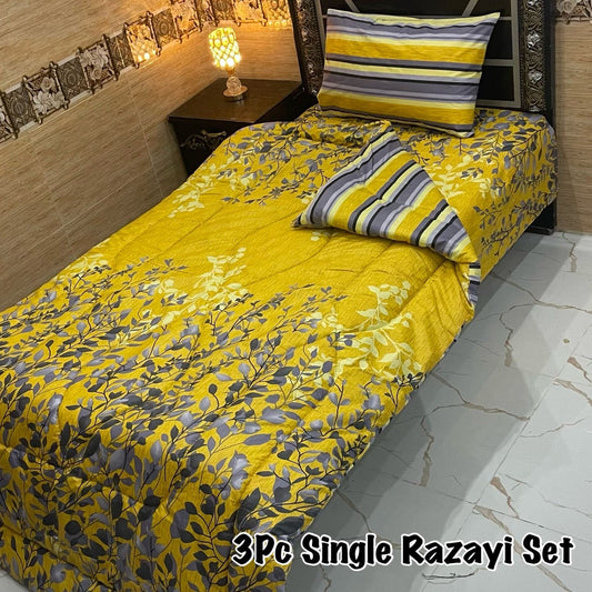 WINTER SINGLE RAZAI SET – 3 PCS
