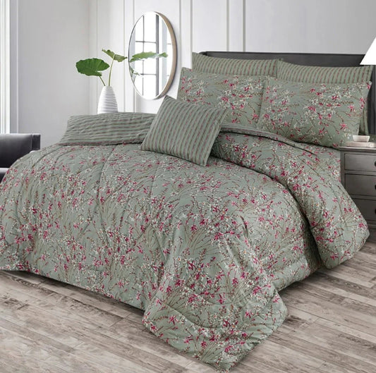 MILA KING COMFORTER SET – 7 PCS