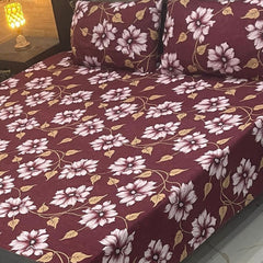 CRYSTAL COTTON BEDSHEET SET - 3 PCS (PREMIUM)