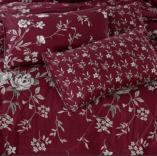 ROSY KING SUMMER COMFORTER SET- 7 PCS