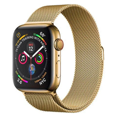 Gold | Apple Watch Milanese Magnetic Loop Strap | Stainless Steel Band | 42mm / 44mm / 45mm