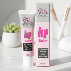 Wiki Special Pink Color Lip Balm 20ml Moisturizing Natural Tint Smooth Hydrating Formula for Soft Lips