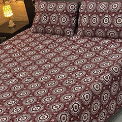 CRYSTAL COTTON BEDSHEET SET - 3 PCS (PREMIUM)