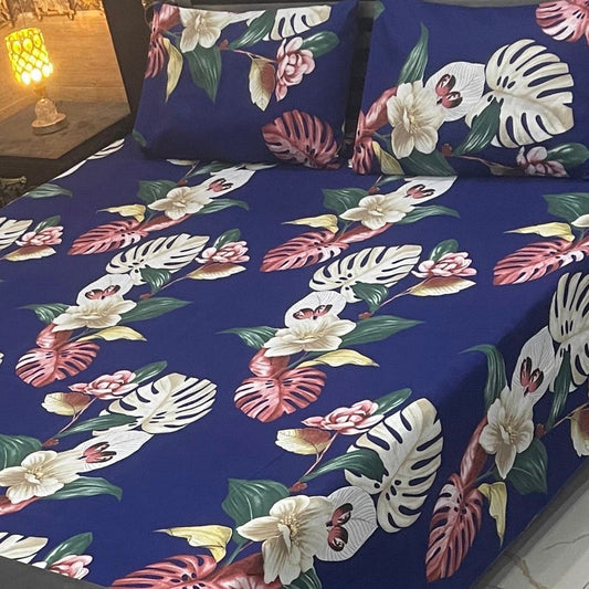 CRYSTAL COTTON BEDSHEET SET - 3 PCS (PREMIUM)