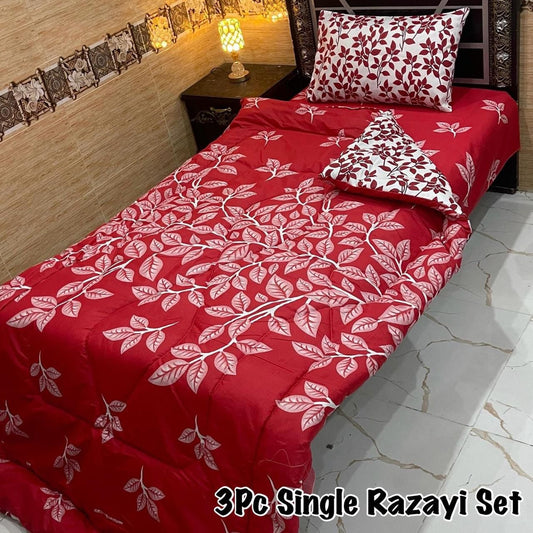 WINTER SINGLE RAZAI SET – 3 PCS
