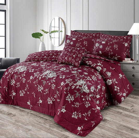 ROSY KING SUMMER COMFORTER SET- 7 PCS