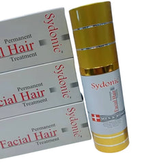 Sydonic Permanent Facial Hair Removal Cream | For Men & Women | Smooth & Painless