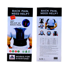 Back Pain Relief Posture Corrector Belt | Adjustable Support for Spine, Shoulder & Lumbar Alignment