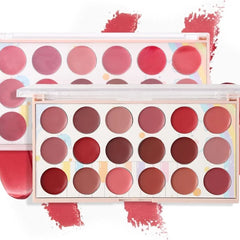 Moccallure Professional 18-Colors Lipstick Kit | Long-Lasting, Hydrating & Compact Makeup Palette