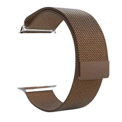 Coffee Color | Apple Watch Milanese Magnetic Loop Strap | Stainless Steel Band | 42mm / 44mm / 45mm