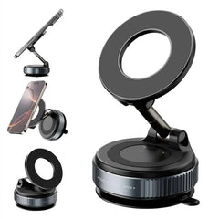 Foldable Magnetic Car Phone Holder | 360° Rotating Suction Mount, Universal