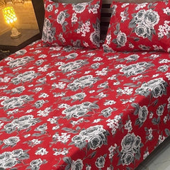 CRYSTAL COTTON BEDSHEET SET - 3 PCS (PREMIUM)