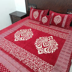 Velvet Bed Sheet Set 5PC