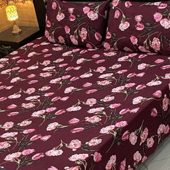 CRYSTAL COTTON BEDSHEET SET - 3 PCS (PREMIUM)