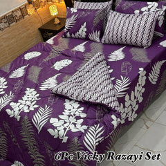 WINTER RAZAI SET – 6 PCS C916 (Heavy Filling)