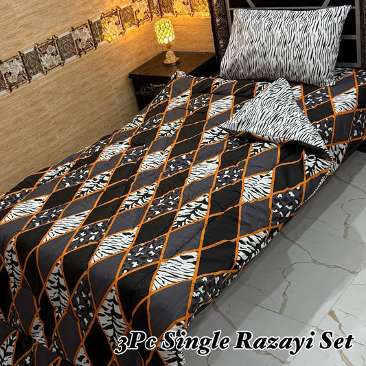 WINTER SINGLE RAZAI SET – 3 PCS