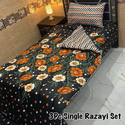 WINTER SINGLE RAZAI SET – 3 PCS