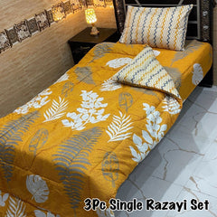 WINTER SINGLE RAZAI SET – 3 PCS (Heavy Filling)