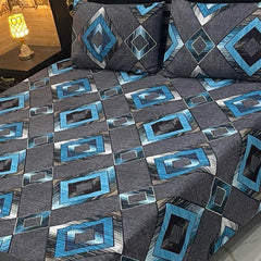 CRYSTAL COTTON BEDSHEET SET - 3 PCS (PREMIUM)