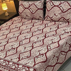 CRYSTAL COTTON BEDSHEET SET - 3 PCS (PREMIUM)