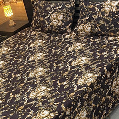 CRYSTAL COTTON BEDSHEET SET - 3 PCS (PREMIUM)