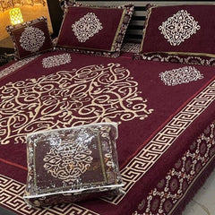 Velvet Bed Sheet Set 4PC