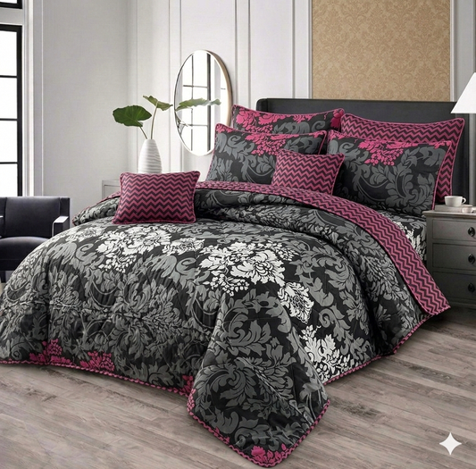 BARCELONA KING COMFORTER SET 7 PCS