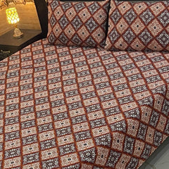 CRYSTAL COTTON BEDSHEET SET - 3 PCS (PREMIUM)