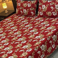 CRYSTAL COTTON BEDSHEET SET - 3 PCS (PREMIUM)