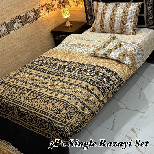 WINTER SINGLE RAZAI SET – 3 PCS