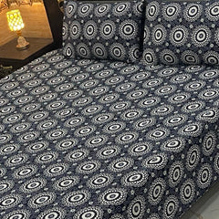 CRYSTAL COTTON BEDSHEET SET - 3 PCS (PREMIUM)