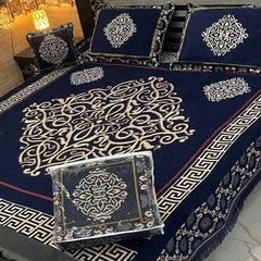 Velvet Bed Sheet Set 4PC