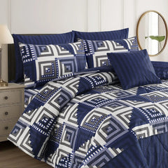 ROCKIE KING COMFORTER SET – 7 PCS # HF147