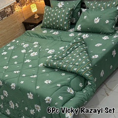 WINTER RAZAI SET – 6 PCS # 8232 (Heavy Filling)