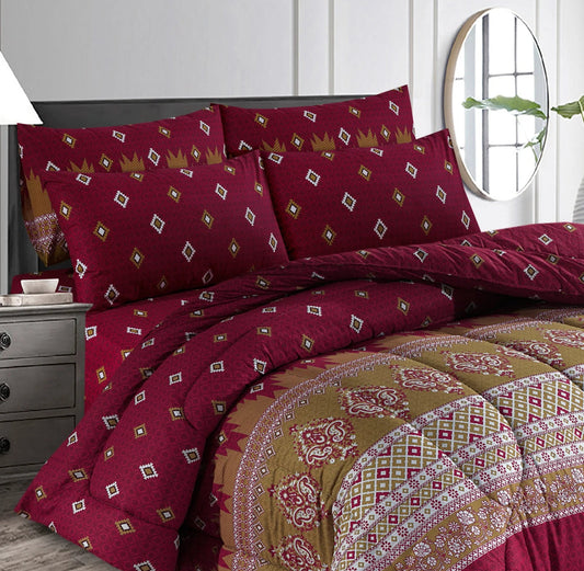 ROSETTE KING COMFORTER SET – 7 PCS