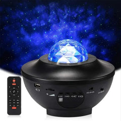 Galaxy Star Projector Lamp with LED Universe Effect & Speaker