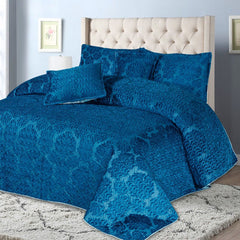 BAMBOO QUILTED BEDSPREAD SET - 5 PCS