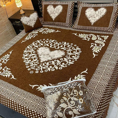 Velvet Bed Sheet Set 4PC