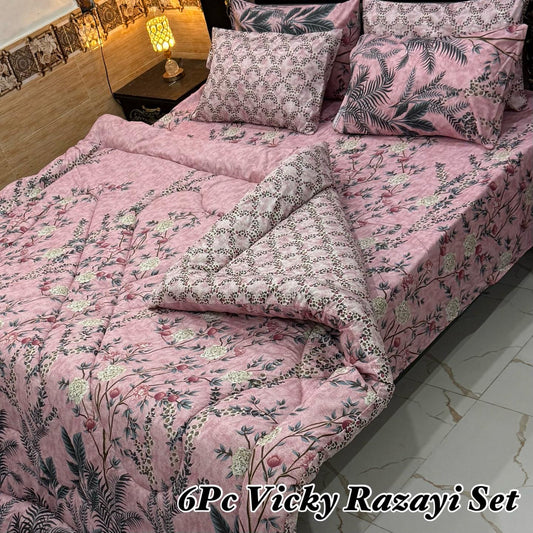 WINTER RAZAI SET – 6 PCS (Heavy Filling)