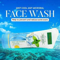 Face Wash | Chando Naturals Mint Cool Anti-Microbial Face Wash 100ml Daily Cleanser for Oily and Acne-Prone Skin