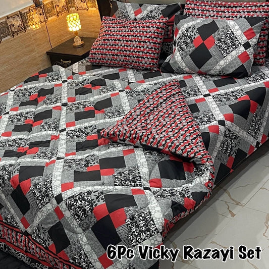 WINTER RAZAI SET – 6 PCS (Heavy Filling)