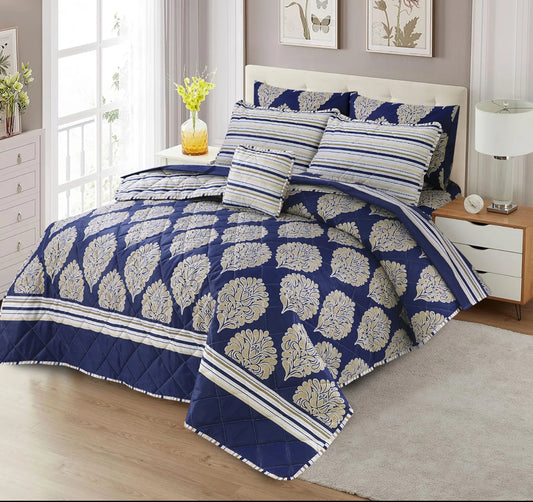 7 PCS COTTON COMFORTER SET 7 PCS - D619