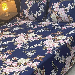 CRYSTAL COTTON BEDSHEET SET - 3 PCS (PREMIUM)