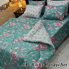 WINTER RAZAI SET – 6 PCS C910 (Heavy Filling)