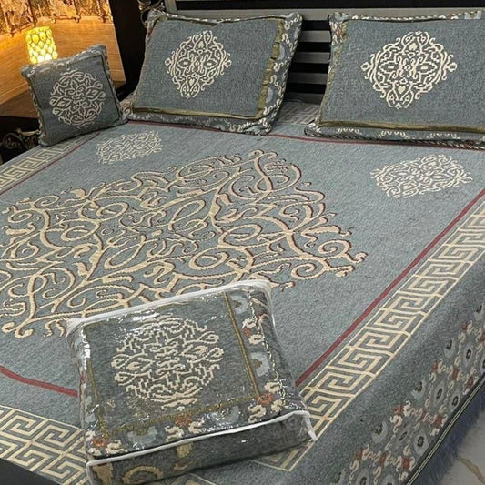Velvet Bed Sheet Set 4PC