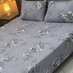 CRYSTAL COTTON BEDSHEET SET - 3 PCS (PREMIUM)