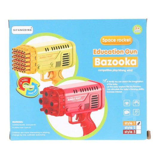 Bazooka Bubble Water Gun | Rechargeable Bubble Blaster Toy for Kids | Outdoor Fun