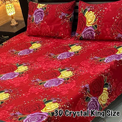 CRYSTAL BEDSHEET SET - 3 PCS (PREMIUM)